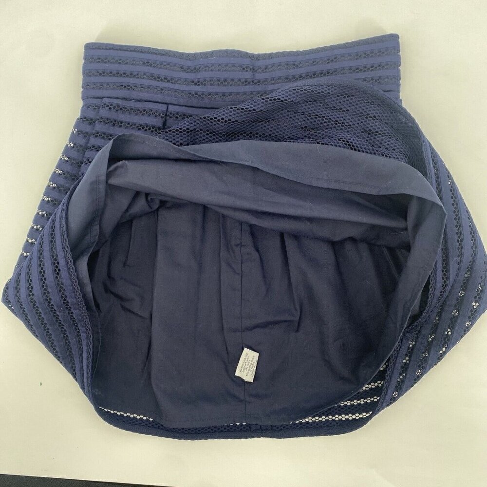 Freestyle Revolution Juniors Size M Punk Party Skirt Eyelet Navy Blue NWT - Picture 8 of 10